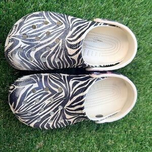 Zebra Print crocs